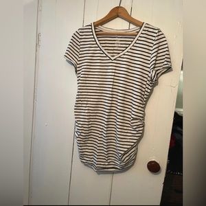 Maternity striped shirt